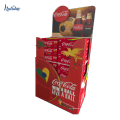 Costume CMYK Forma Redonda 3 Tieres Cart CAR POS Display, Papelão Rodada Display, Rodada Display Cardboard Standee